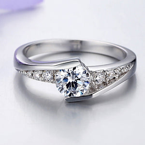 YANHUI With Certificate 0.75ct Lab Diamond Rings For Women Party Elegant Bridal Jewelry